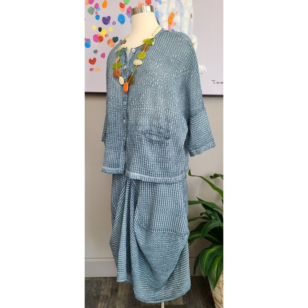 Grizas Blue Skirt Set - Picture 6 of 15